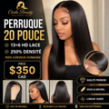 PERRUQUE 20 POUCE