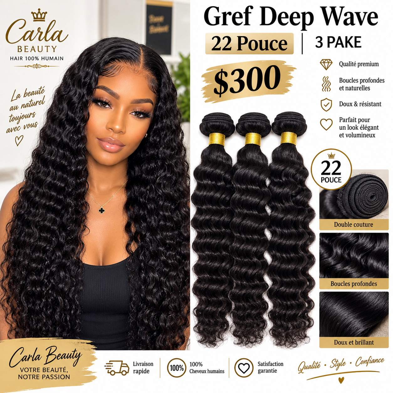 Gref Deep Wave – 22 pouces ✨