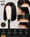 STRAIGHT BOB 13*6 HD lace